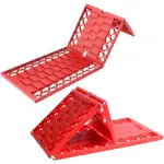 2pcs/Set Premium Foldable Emergency Tire Traction Mats - Car Accessories for Snow, Ice, Mud, and Sand Escape