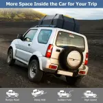 15 CuFt Extra-Large Waterproof Car Roof Bag by MAXMASS - Durable PVC Construction, 100% Waterproof, Universal Fit for All Vehicles
