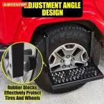 Foldable Tire Step Ladder - Adjustable for Trucks, SUVs & Pickups