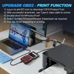 2024 Advanced OBD2 Diagnostic Scanner Tool -   Complete OBD2 Functionality, Engine Code Reader, Reset, Mode 6 and 8, and More for All OBDII/EOBD Vehicles After 1996