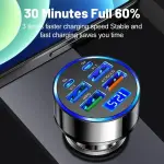 Universal Fast Car Charger - Dual USB and Type-C Ports
