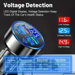 Universal Fast Car Charger - Dual USB and Type-C Ports