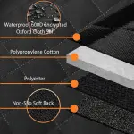 Premium Waterproof Pet Car Mats - Durable, Bite-Resistant, Non-Slip, and Easy-to-Clean Polyester Mats for Pet Owners